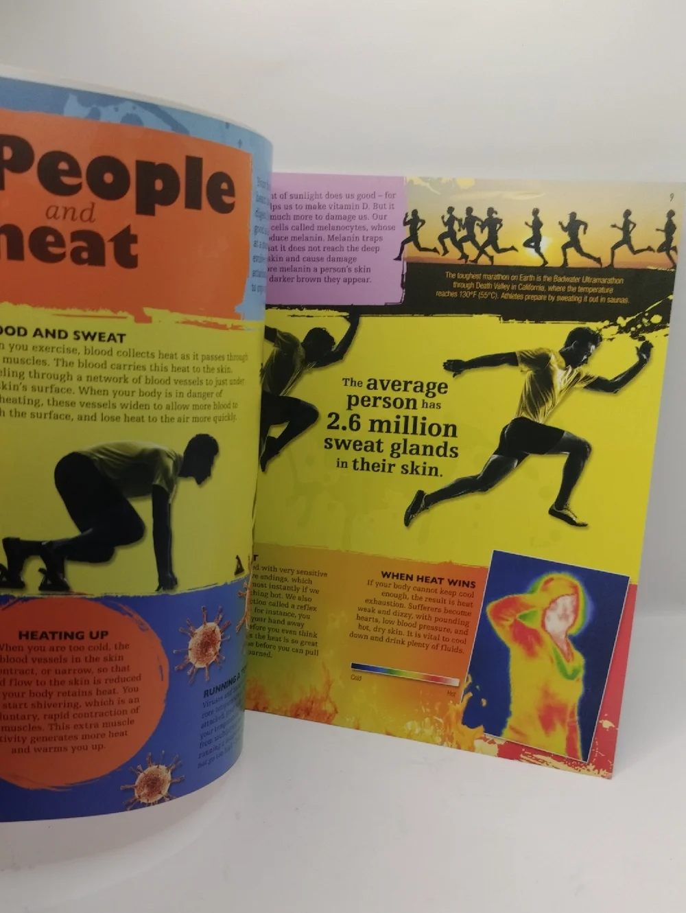 The Hot Book / The Cold Book Scholastic 2015, Ages 7+ STEM, 2 Books In 1